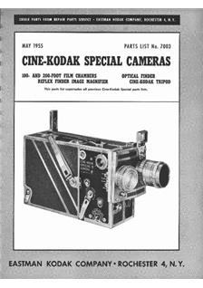 Kodak Cine Kodak 16 manual. Camera Instructions.